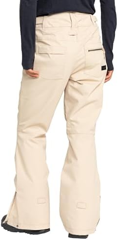 Roxy Women's Nadia Ski Pant – 10K Waterproof, Insulated, PFAS-Free, Adjustable Waist & Snow Gaiters