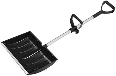 Anti Slip Grip Snow Shovel with Secure Handle for Safe Operate in Cold Winter Conditions Prevents Rust and Erosion Heavy Shovel