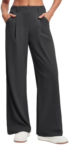 Ewedoos Wide Leg Dress Work Pants for Women Business Casual Office Outfits