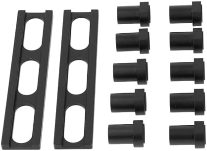 Bench Dog Set Aluminium Alloy Woodworking Planing Stop Board Workbench Table Stop for Milling Cutting Grinding with Secure Fixation Sturdy Construction Universal Fit (20mm)
