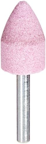 United Abrasives-SAIT 27050 A12 11/16 by 1-1/4 by 1/4 A60R Mounted Point Grinding Wheels, 10-Pack