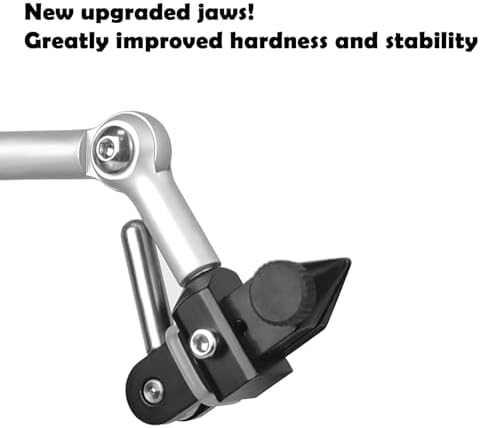 EUPHENG New Upgrade N075 Madison True Rotary Vise with Two Ball Bearings Inside More Smooth Fly Tying Vise with 360 Degree Rotation Easy Adjustment of Rotation Resistance 26 to 4/0 Hook Sizes