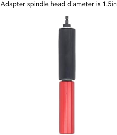 Sanding Drum Kit 1.5in Mandrel Aluminum Alloy Drill Sanding Mandrel Drum Sander Drill Press Spindle Sander Sleeves Spindle Sander Adapter for Wood Metal