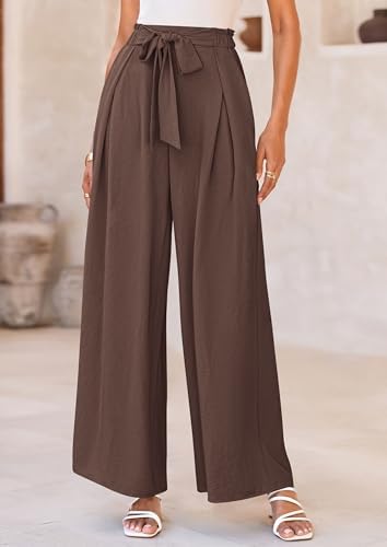 PRETTYGARDEN Women's Palazzo Wide Leg Work Dress Pants