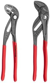 TEKTON Push Button Adjustable Pliers Set, 2-Piece | PLR90001