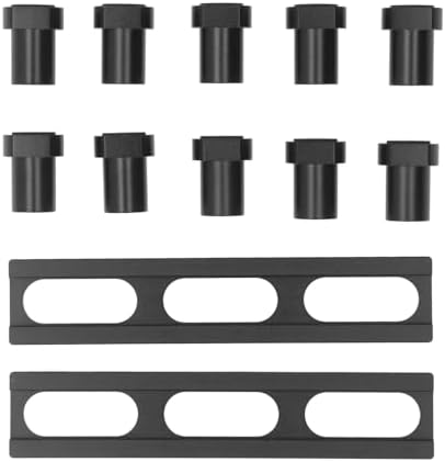 Bench Dog Set High Strength Aluminum Alloy Woodworking Planing Stop Board Workbench Clamping Device for Milling Cutting Grinding Wood Projects with Storage Box (20mm)