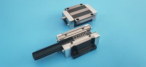 HGW15CA Linear Slider Bearing, 2pcs HGW15CA Flange All-Metal high-Temperature Resistant Bearing Slider Block, for HG15 High Assembly CNC Linear Guide Kits.