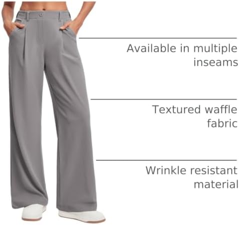 Ewedoos Wide Leg Dress Work Pants for Women Business Casual Office Outfits