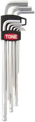 TONE Long Ball End Hex Key Wrench Set L-type BL900 9-Piece