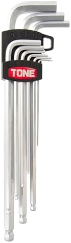 TONE Long Ball End Hex Key Wrench Set L-type BL900 9-Piece