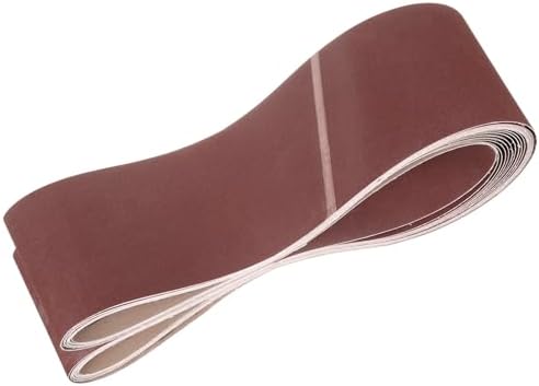HARFINGTON 6 x 89 Inch Sanding Belts, 10 Pcs 180 Grits Aluminum Oxide