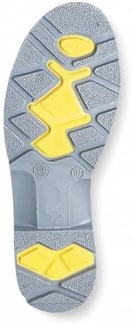 Servus by Honeywell XTP 15"" PVC Chemical-Resistant Steel Toe Men's Work Boots, Black, Yellow & Gray, 13