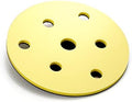 Eagle Micro-Hook Interface Pad for 5 inch Sanding Discs, Firm, Hook & Loop, 7 Holes, 971-0071, 2 Pads