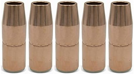 N-A5814C Nozzle For Miller AccuLock S Large 5/8", 1/4" Recess Fits D-MA250 Diffuser and AccuLock S Contact Tips (5-PK)