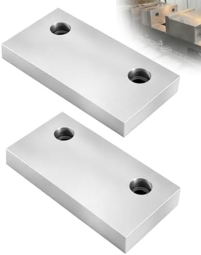 6 * 3 * 1 In Milling Vise Jaws Set, Soft Aluminum Fits for Kurt GMT Similar