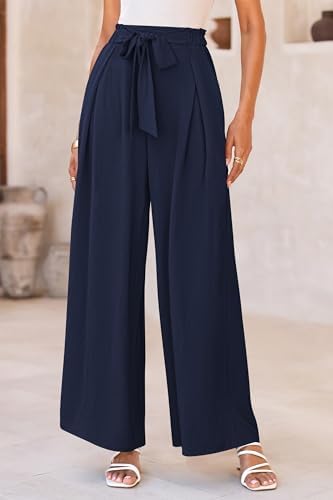 PRETTYGARDEN Women's Palazzo Wide Leg Work Dress Pants