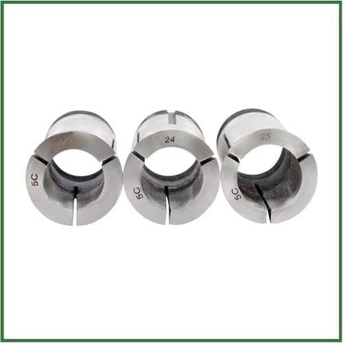 5C 3mm-25mm x 1mm Metric Collet Set 23 Piece 0.0005" Accuracy appropriate for Engraving Machine