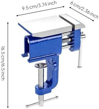 Industrial Bench Vise Workbench Metal Clamping Device With Flat Work Surface Double Guide For Alignment Suitable For Handcrafting General Repairs And Workshop Bench Use