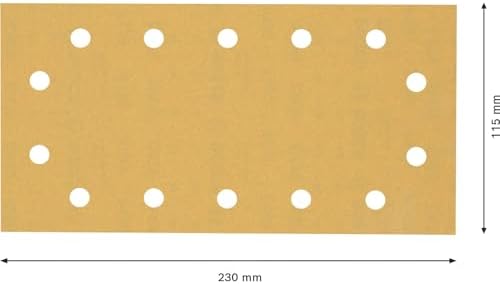 Bosch 50x Expert C470 Sandpaper with 14 Holes