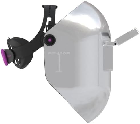 Tefuawe Flip Up Chopped Fiberglass Sugar Scoop Welding Helmet, Medium Cut top and Bottom Sugar Scoop Pipeline Welding Hood
