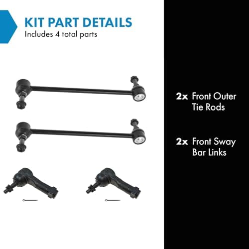 TRQ Steering & Suspension Kit Sway Bar Stabilizer Link Tie Rod