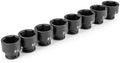TEKTON 3/4 Inch Drive Impact Socket Set, 8-Piece | SID93004 | (2-1/16 - 2-1/2 in.), Shallow, 6-Point