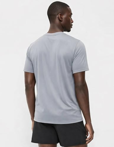 Liberty Imports 5 Pack Men's Active Quick Dry Crew Neck T Shirts
