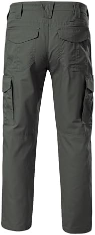CNBQDD Mens Work Pants Cargo Tactical Construction for Men Ripstop Waterproof Lightweight Outdoor Hiking with Pockets