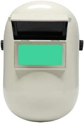Armour Guard Sugar Scoop White Pipeliner Fiberglass Welding Helmet With Flip Front