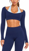 SUUKSESS Women 2 Piece Workout Sets Double Layer Padded Pilates Outfits
