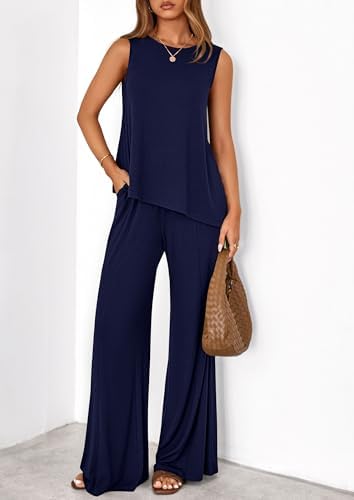 PRETTYGARDEN Women's Summer 2 Piece Matching Lounge Sets