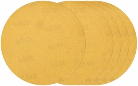 25Pcs Sanding Discs 8-7/8In 240Grit Hook and Loop Sandpapers Yellow