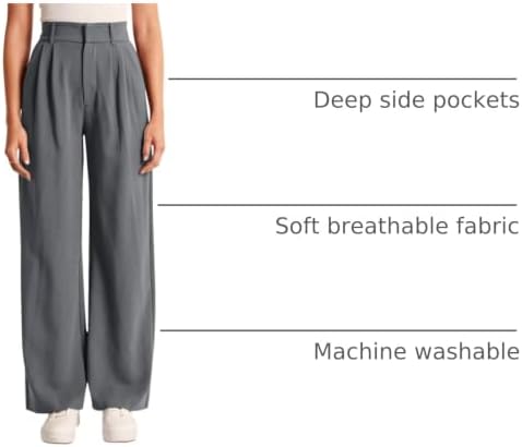 NIMIN Women Work Pants Business Casual Outfits Dress Trousers with Pockets