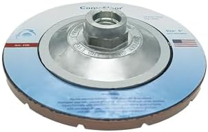 Concrete Grinding Wheel 5" Ceramic Diamond Cup Wheel for Floor Grinding, 100# Dry Edge Polishing Discs Fits Angle Grinder, 5/8"-11