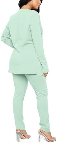 Aro Lora Pant Suits for Women Dressy Casual 2 Piece Outfits