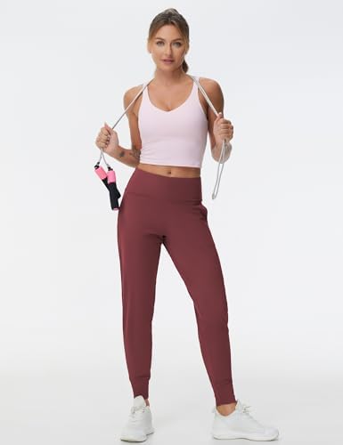 THE GYM PEOPLE Women's Workout Joggers Pants Lightweight Lounge Leggings