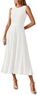 BTFBM Women Midi Bodycon Tank Dress