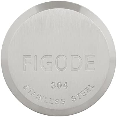 FIGODE® Stainless Steel Puck Lock, Heavy Duty & High Security Padlock, Military-Grade, Hidden Shackle Lock, 2-7/8 in. Wide, Trailer Door Lock Weatherproof, 1 Pack