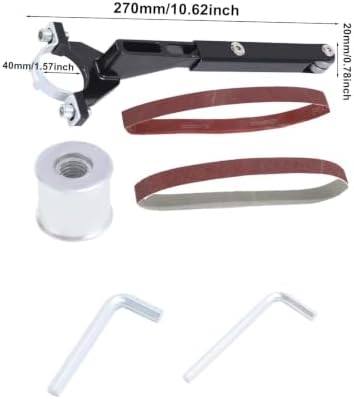 Angle Grinder Attachments Belt Sander Adapter, 5/8-11 Spindle (3)