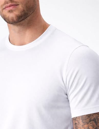Liberty Imports 5 Pack Men's Active Quick Dry Crew Neck T Shirts