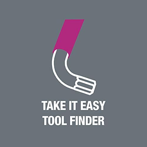 Wera - 05022697001 - L-Key, 3950 SPKL Multicolour HF L-Key, Metric, Stainless Steel, with Holding Function, 8 x 195 mm (Pack of 10)