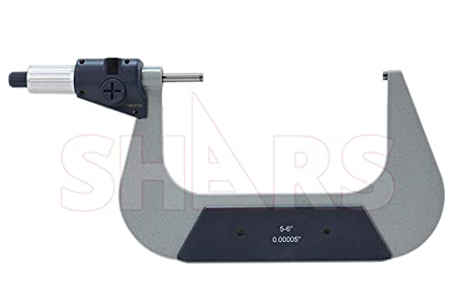 Shars 5-6"/125-150mm Solid Metal Frame Electronic Outside Micrometer 303-2469 P]