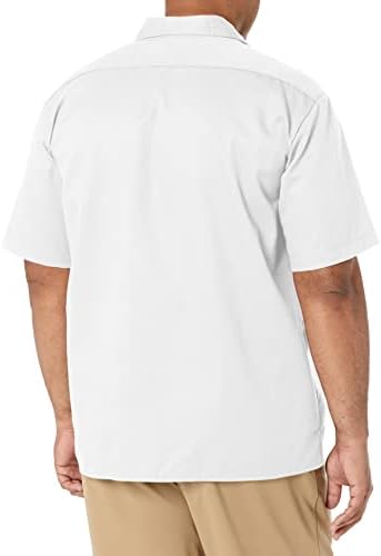 Dickies Men’s Short Sleeve Work Shirt – Durable Twill Button Down Shirts for Men, Lightweight Uniform for Daily Wear