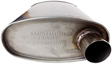 Northeastern Exhaust | Stainless Steel Resonator Pipe, Intermediate Pipe, Muffler Exhaust System Kit Compatible for Chevrolet Impala 2006-2011 3.5L | Free Gasket Clamps Hangers & Bolts & Nuts Included