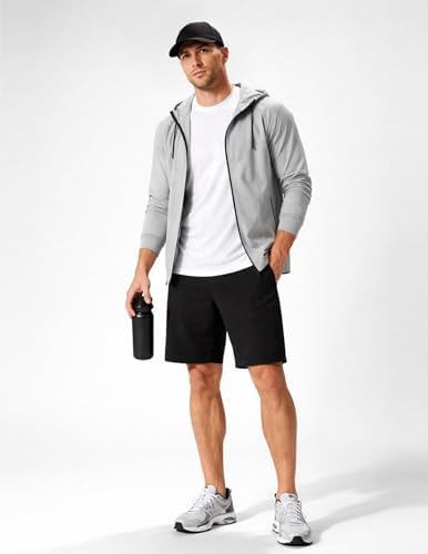 Liberty Imports 5 Pack Men's Active Quick Dry Crew Neck T Shirts