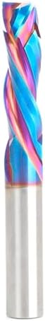 Amana Tool Spektra Extreme Tool Life Solid Carbide CNC Compression Spiral Router Bit, 46031-K, 8 D x 1-1/4 CH x 3/8 SHK x 3 Inch Long 3 Flute