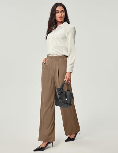 Ewedoos Wide Leg Dress Work Pants for Women Business Casual Office Outfits
