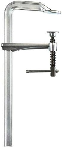 Bessey Bar Clamp, Replaceable, 24 in, 4-3/4 in. D, Silver, 1200-S24