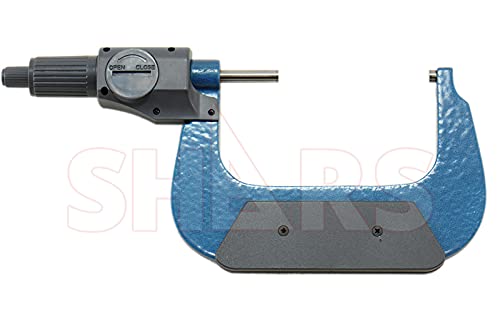 Shars 3-4"/75-100mm Solid Metal Frame Electronic Outside Micrometer 303-2466 P]
