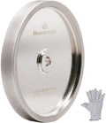 CBN Grinding Wheel 8 Inch 600 Grit, 8" x 1" Wide, 5/8" Arbor, Bench Grinder Wheel for Sharpening HSS, Lathe Tools, Chisels & Woodturning Tools, Fit 8-Inch Bench Grinders(600 Grit)